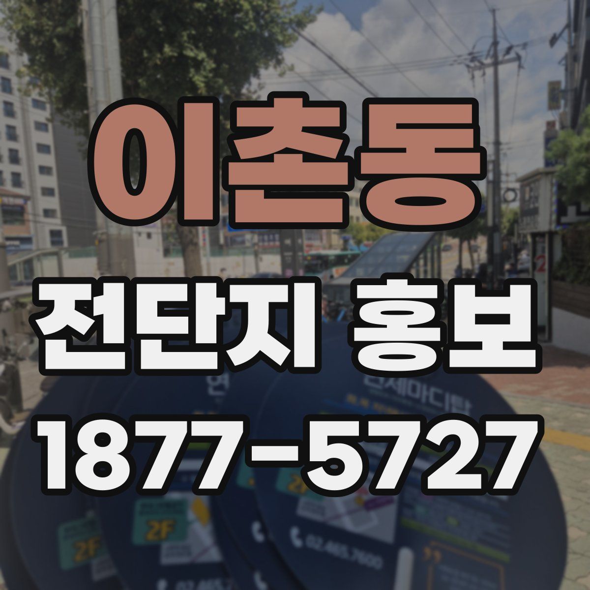 이촌동 전단지 홍보
