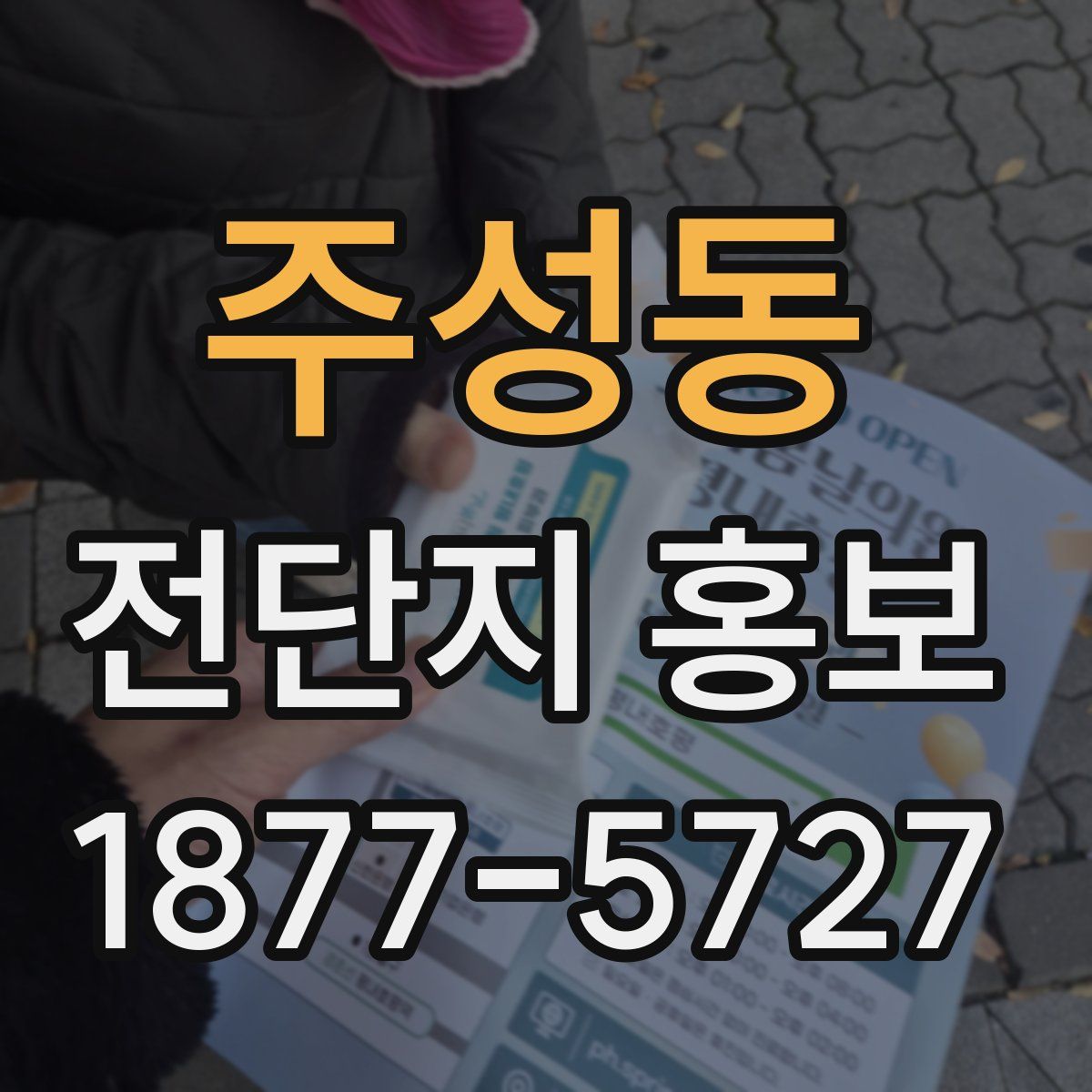 주성동 전단지 홍보