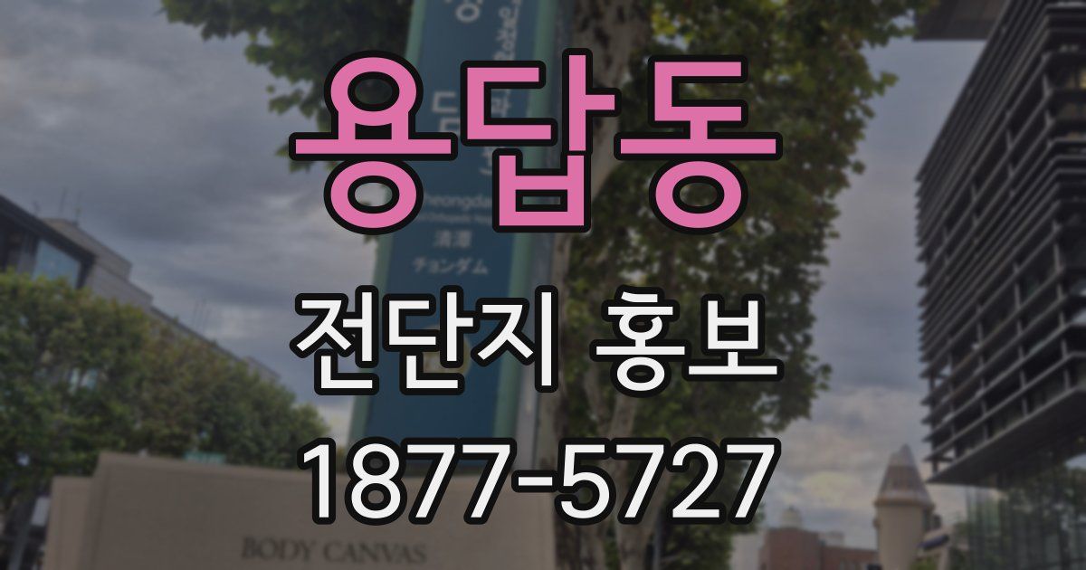 용답동 전단지 홍보