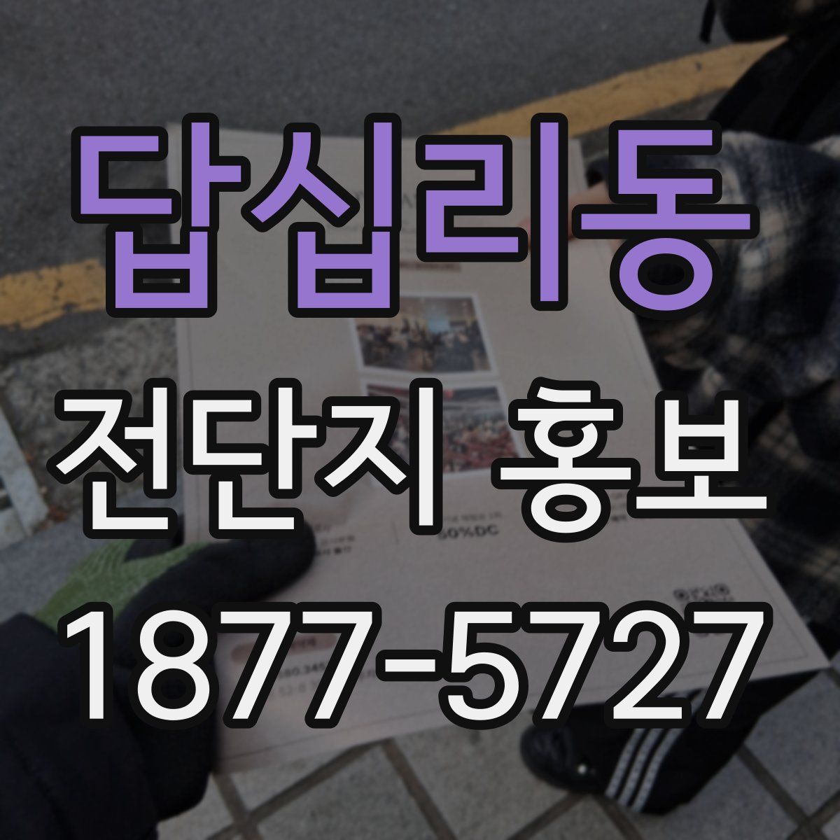 답십리동 전단지 홍보