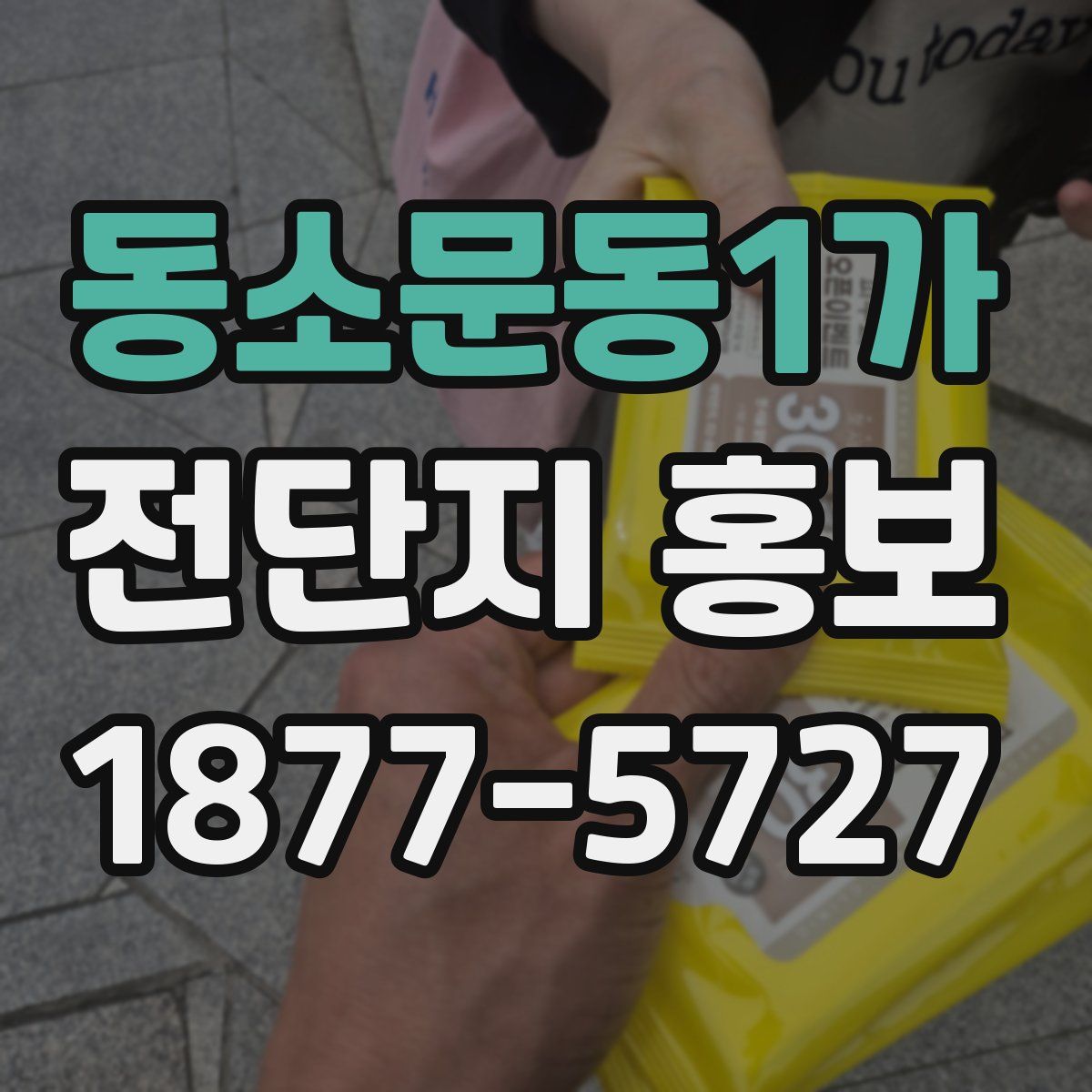 동소문동1가 전단지 홍보