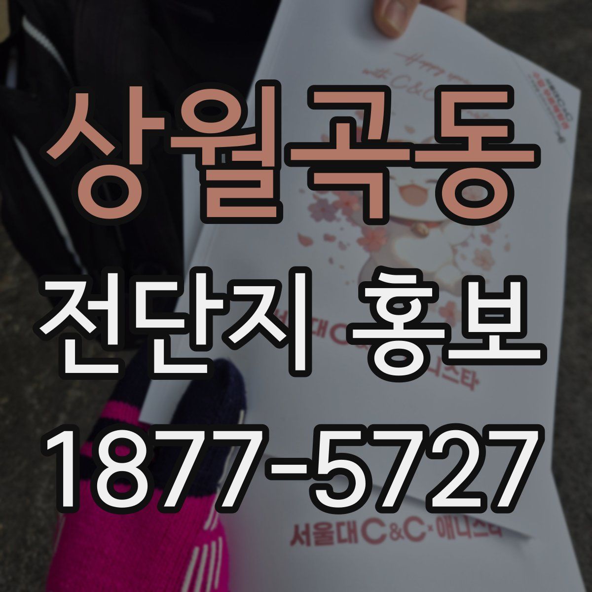 상월곡동 전단지 홍보