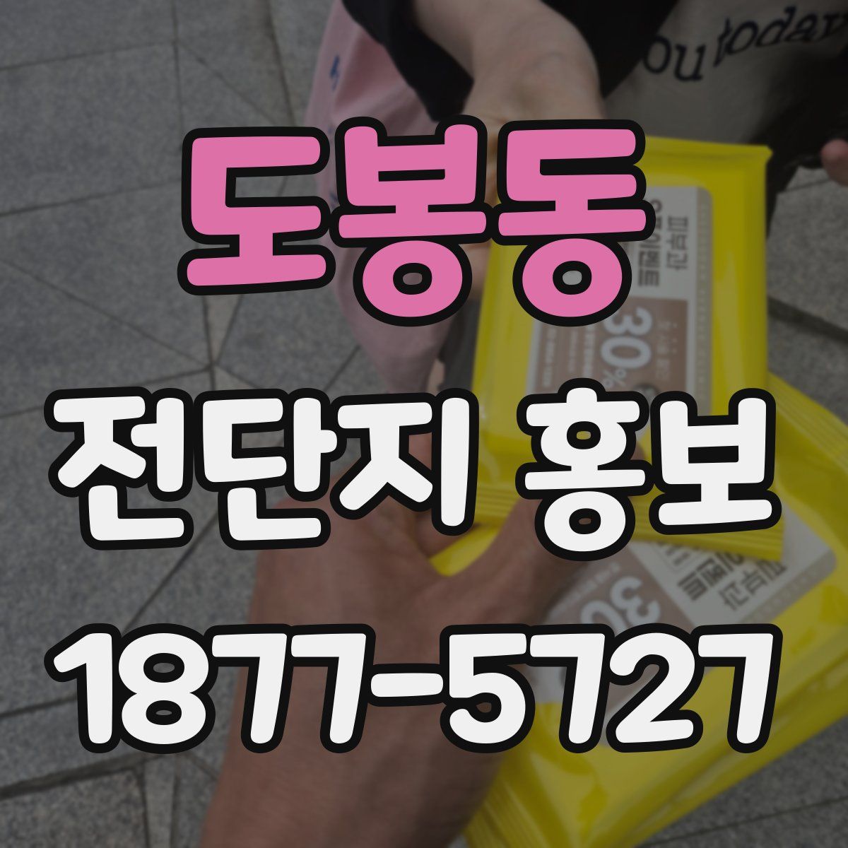 도봉동 전단지 홍보