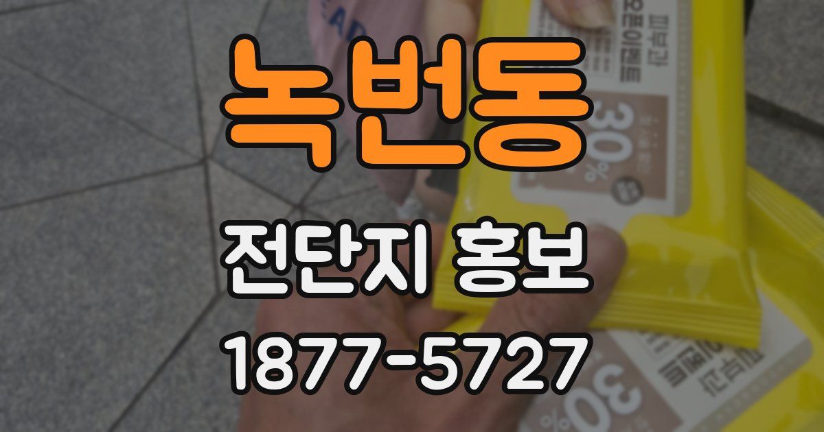 녹번동 전단지 홍보