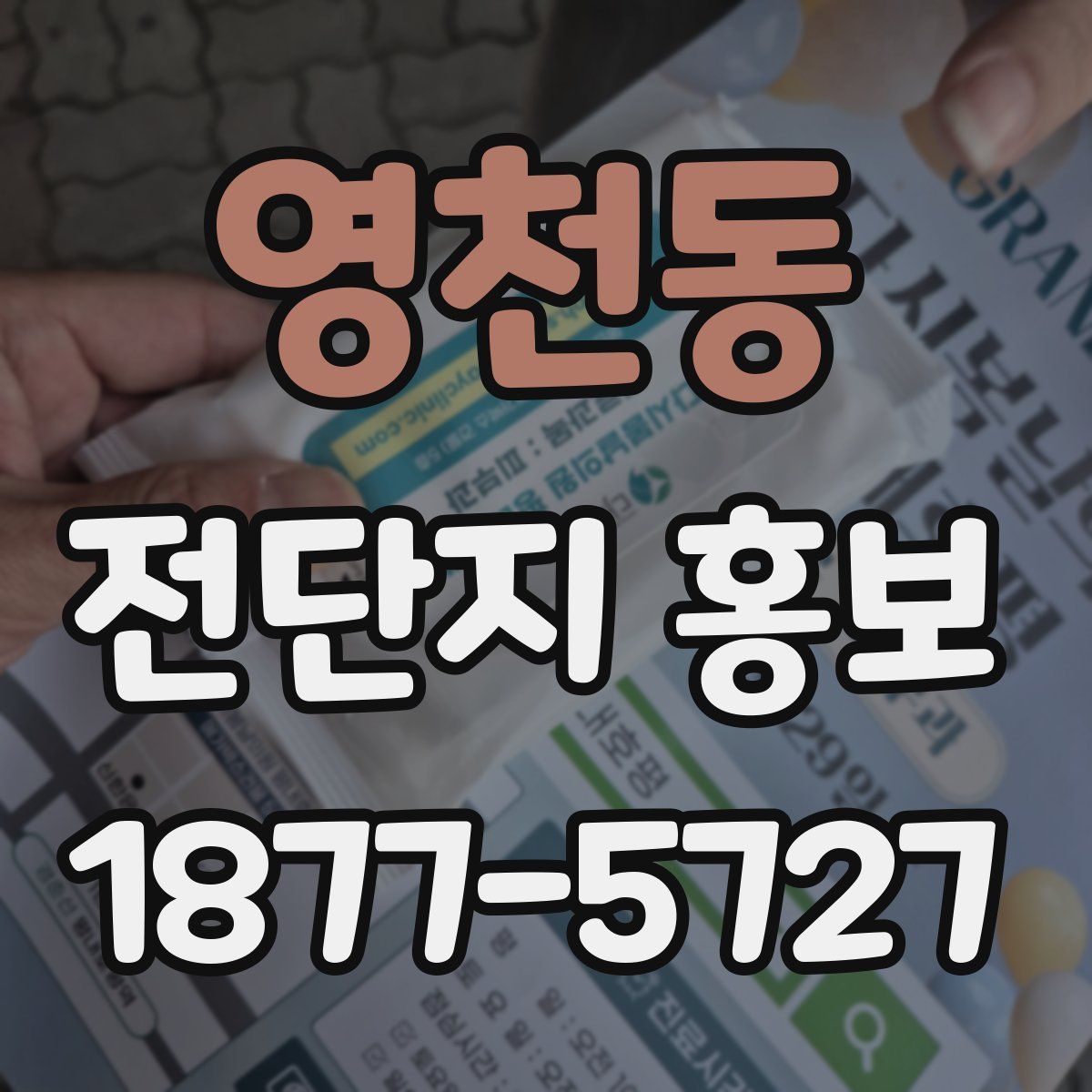 영천동 전단지 홍보