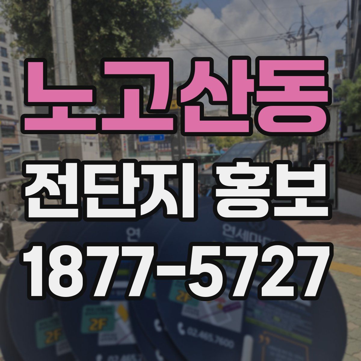 노고산동 전단지 홍보