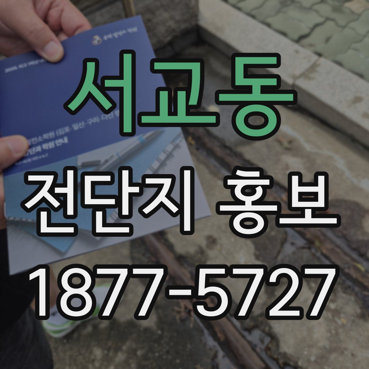 서교동 전단지 홍보