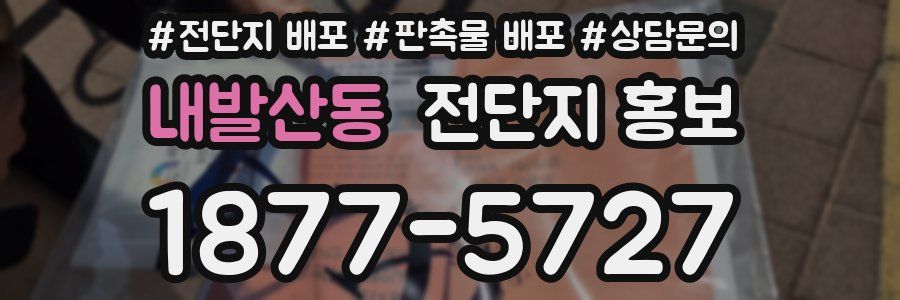 내발산동 전단지 홍보