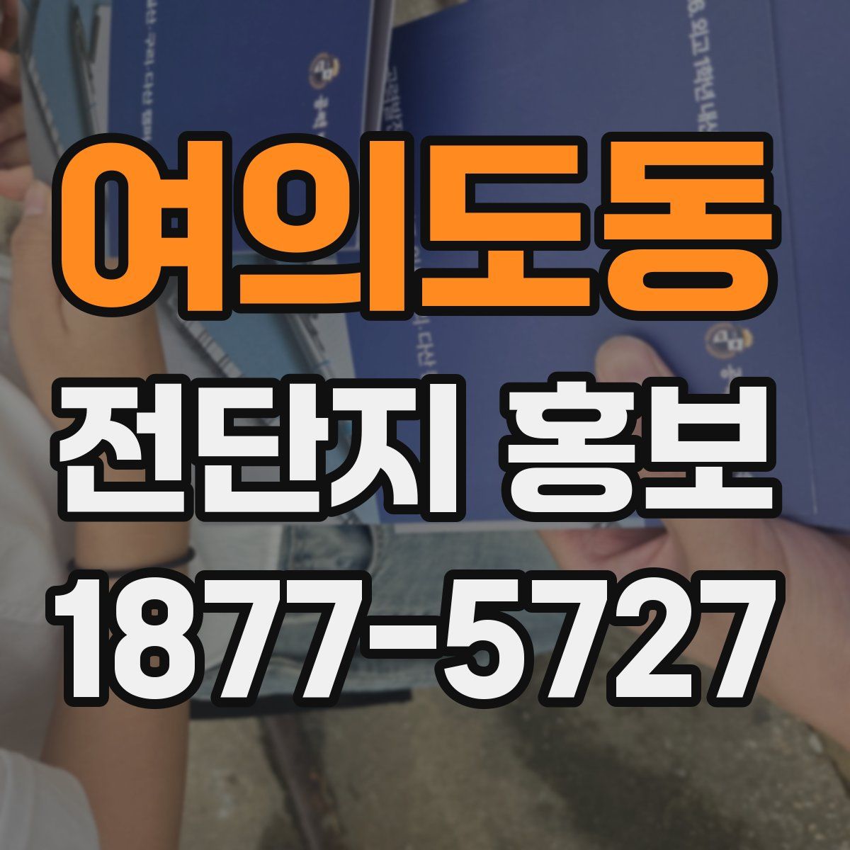 여의도동 전단지 홍보