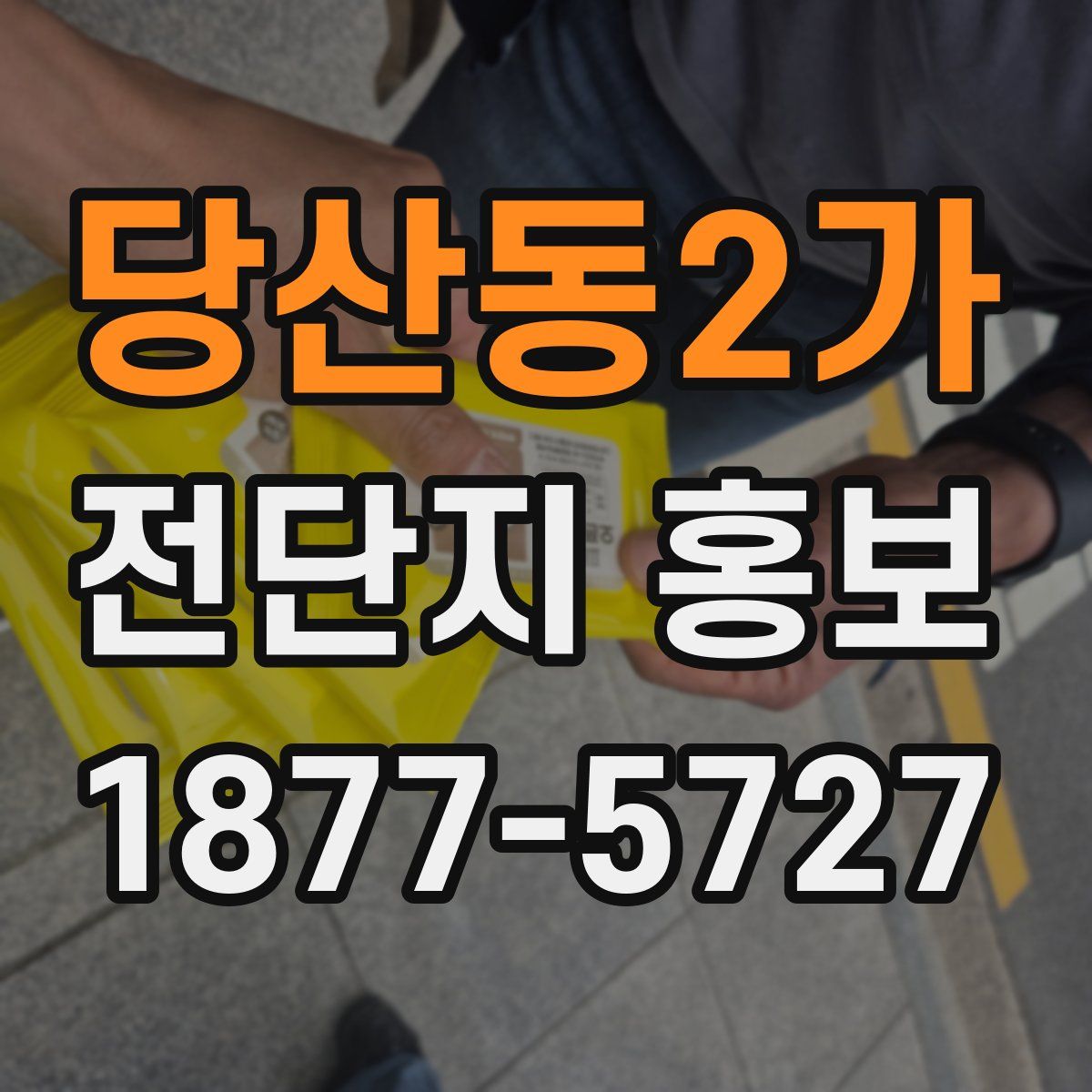 당산동2가 전단지 홍보
