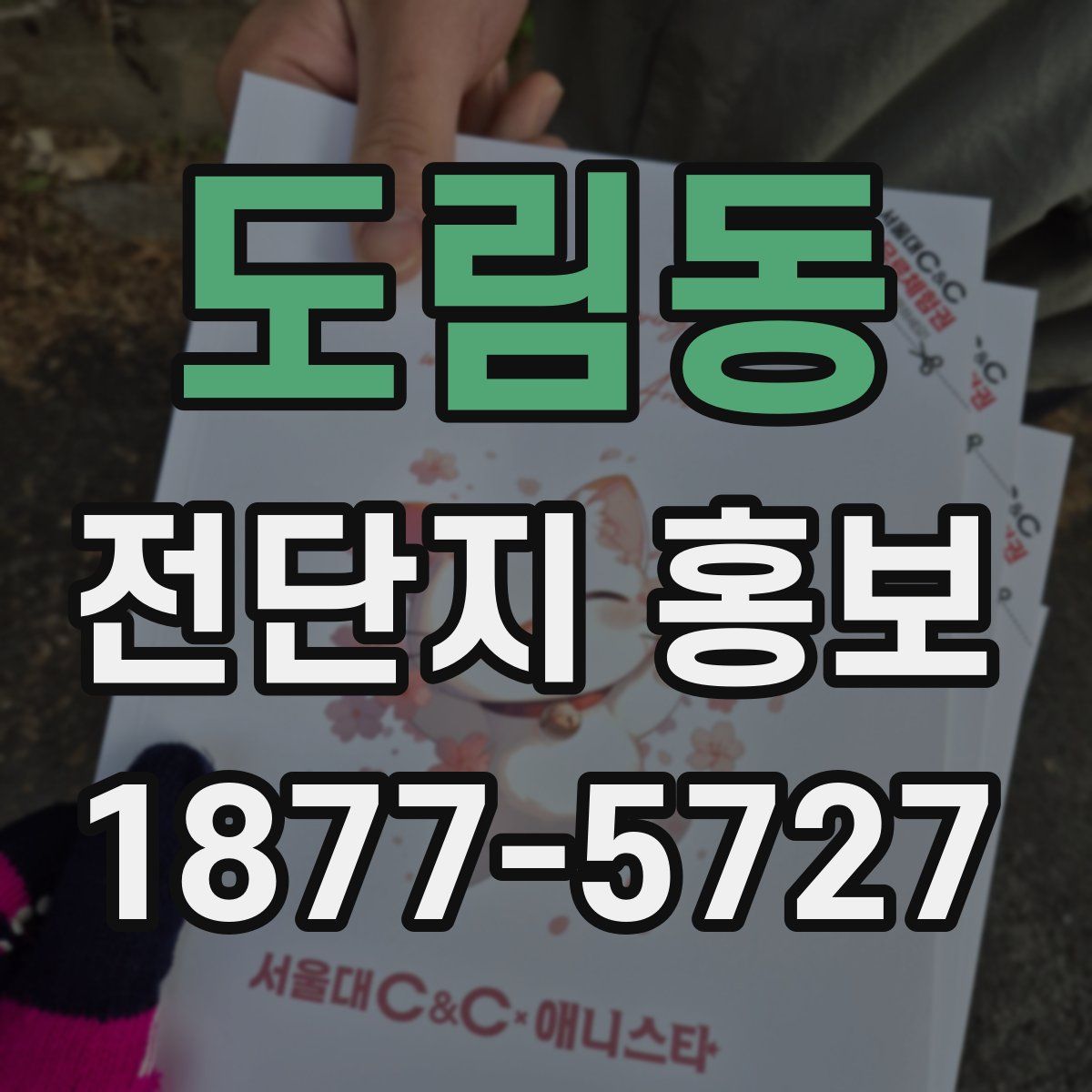 도림동 전단지 홍보