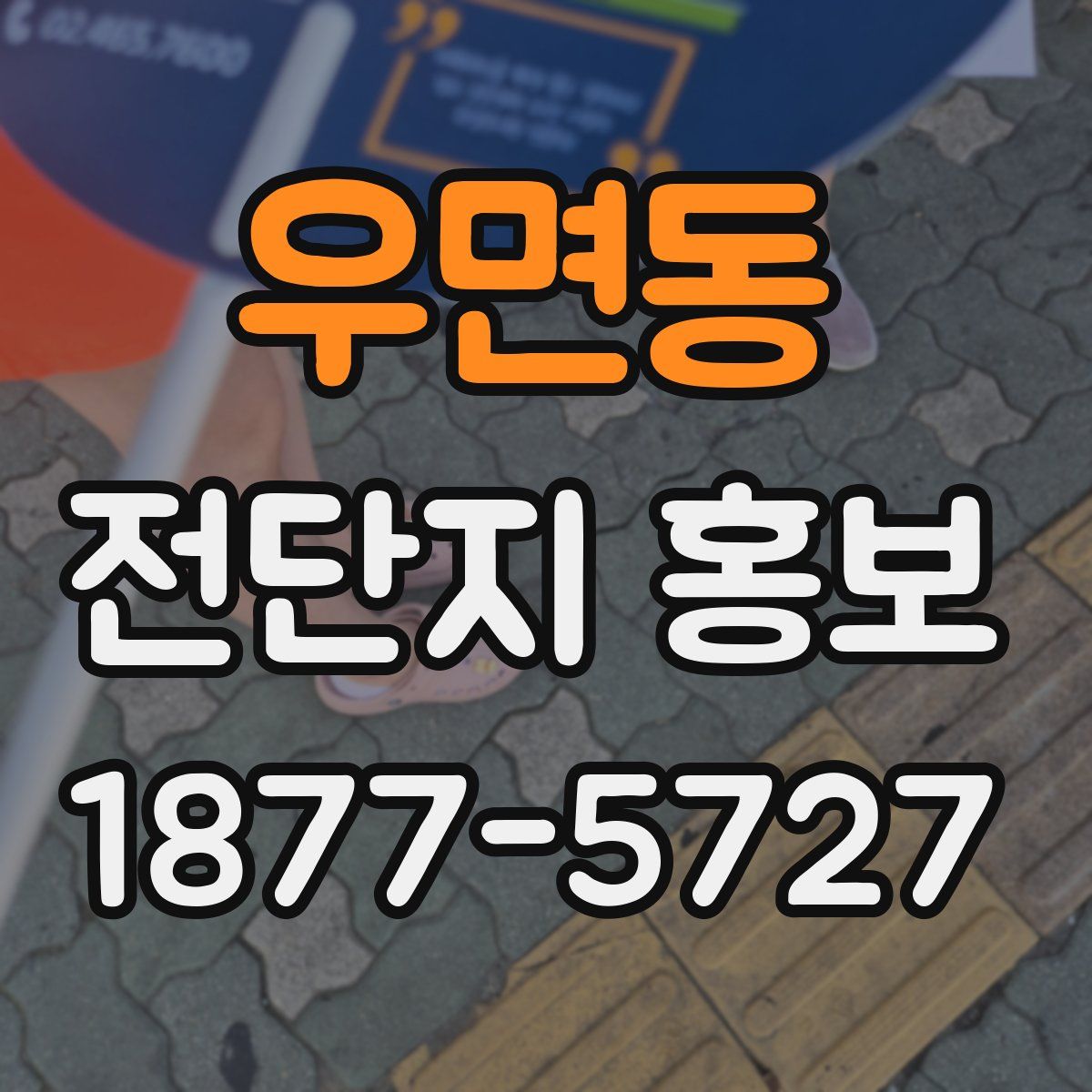 우면동 전단지 홍보