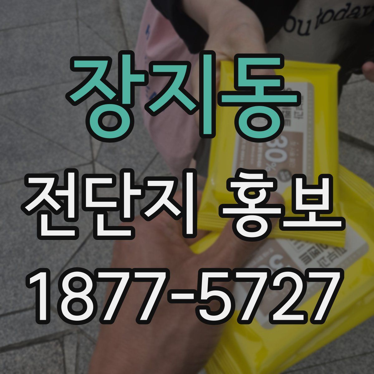 장지동 전단지 홍보