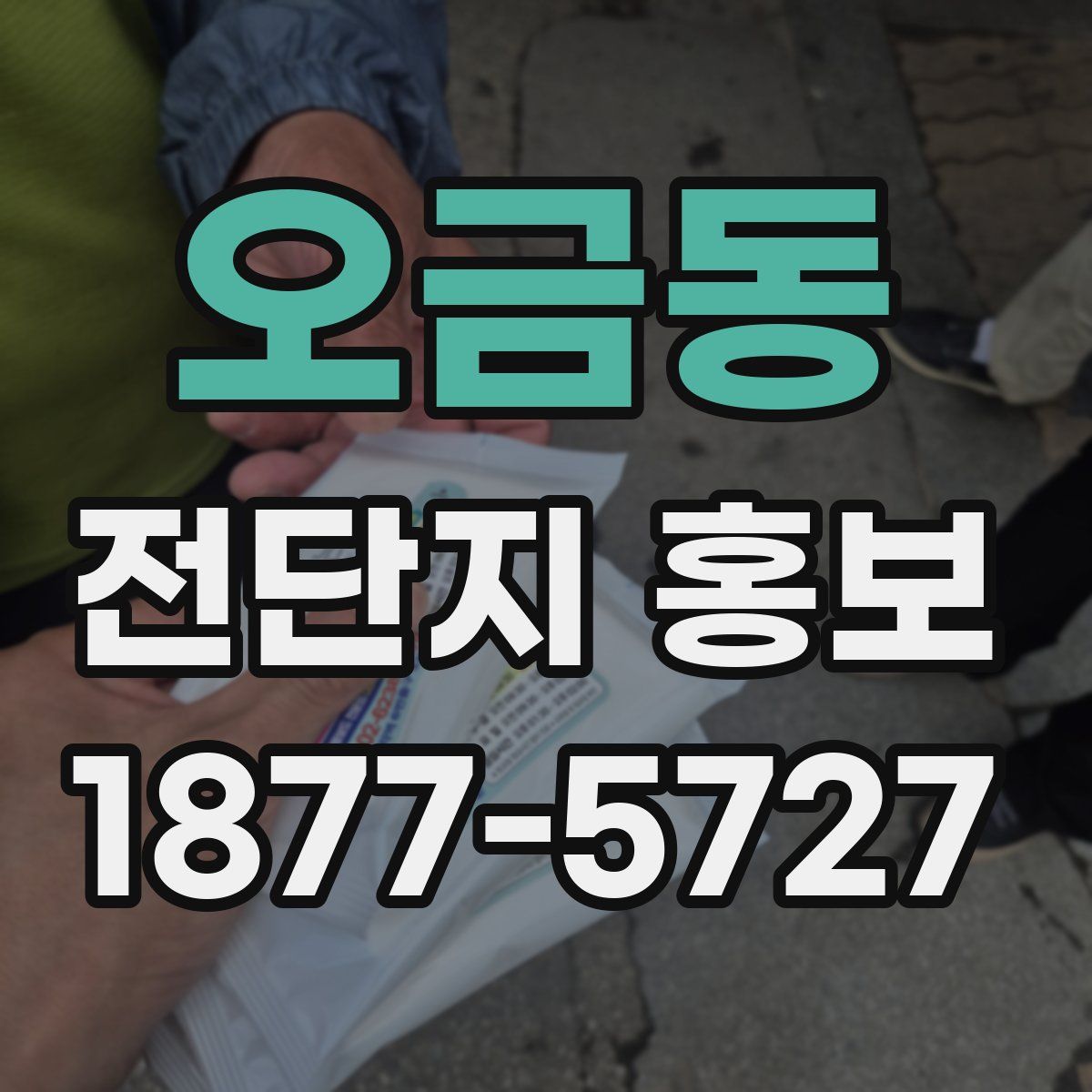 오금동 전단지 홍보