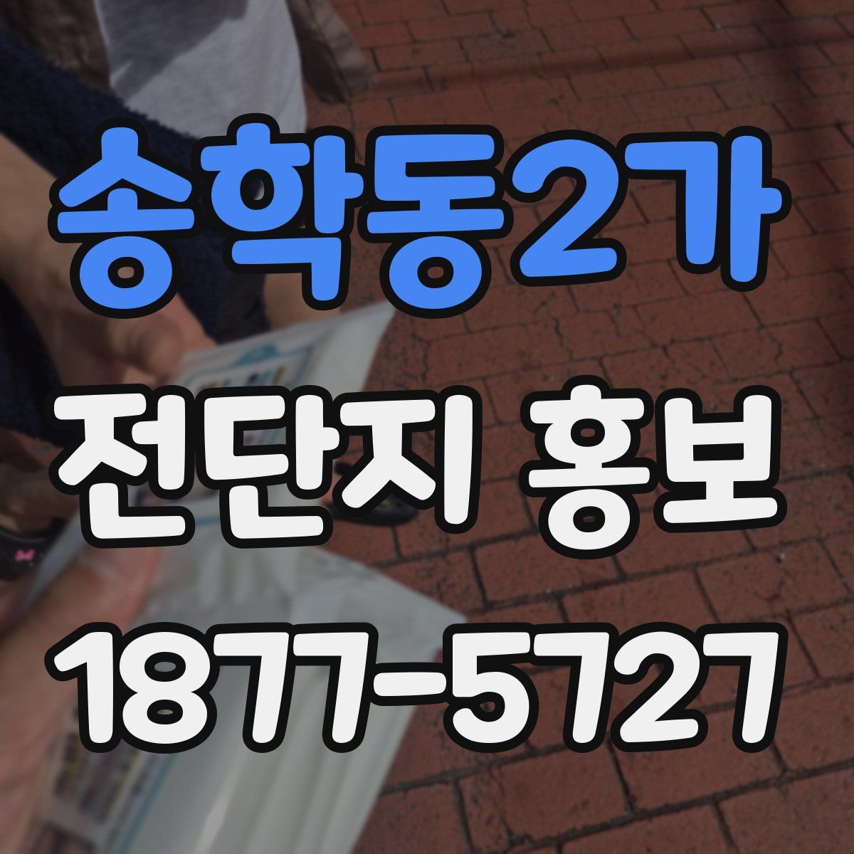 송학동2가 전단지 홍보