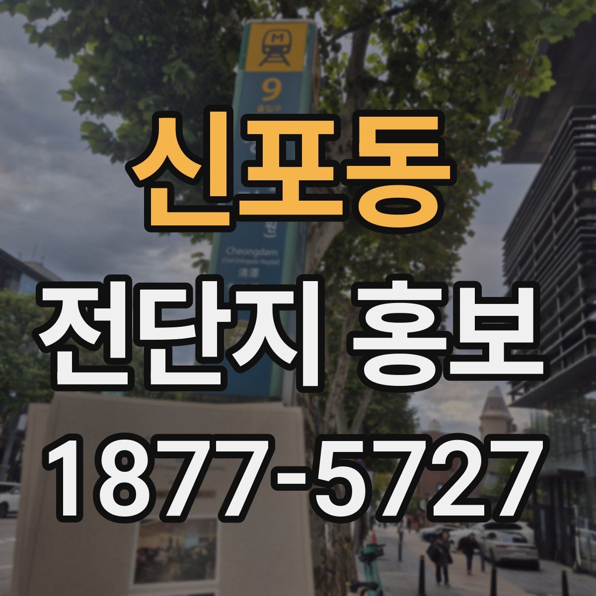 신포동 전단지 홍보