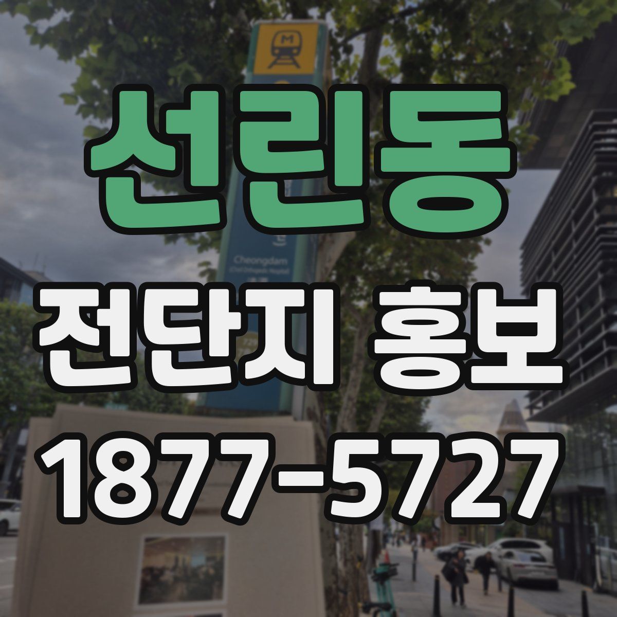 선린동 전단지 홍보
