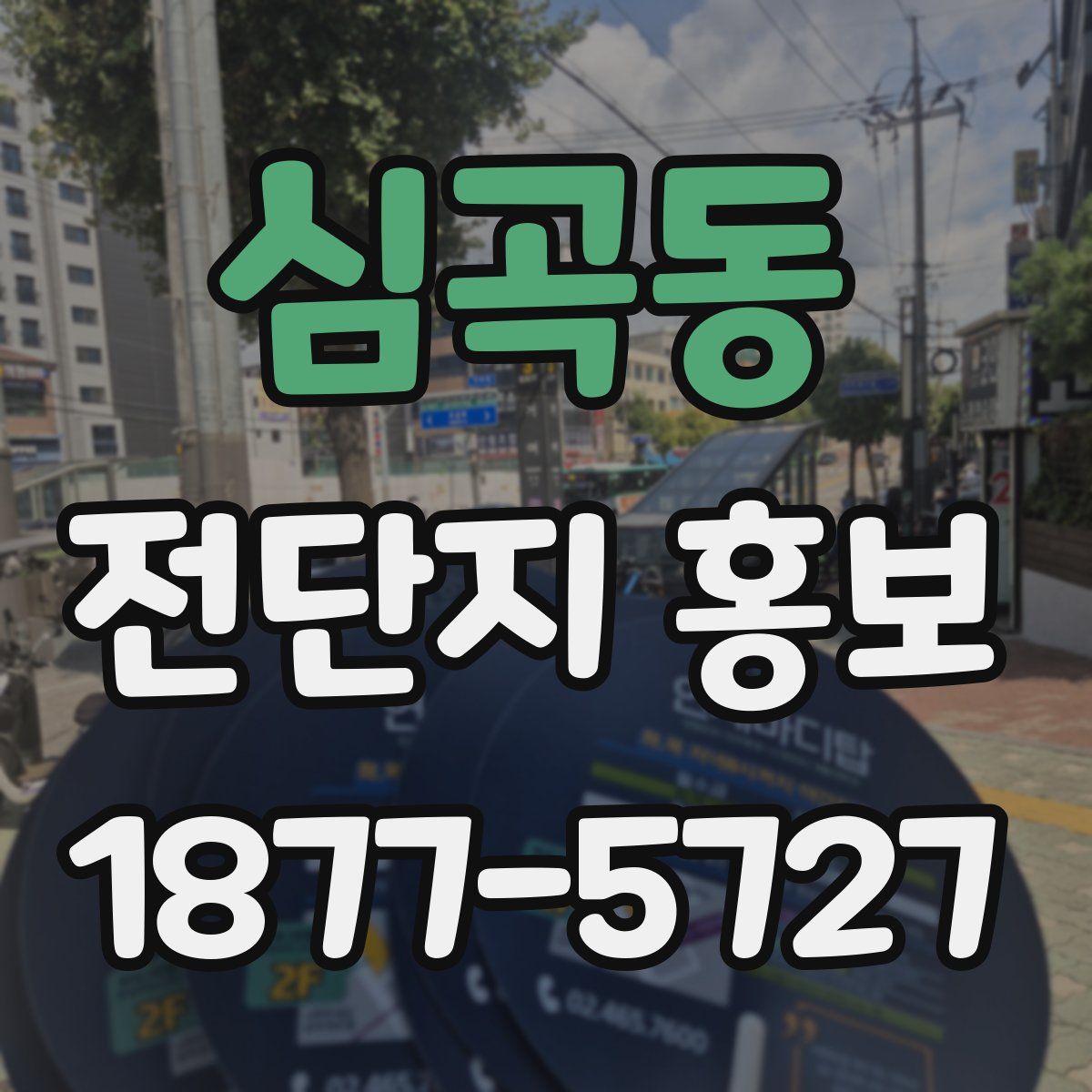 심곡동 전단지 홍보