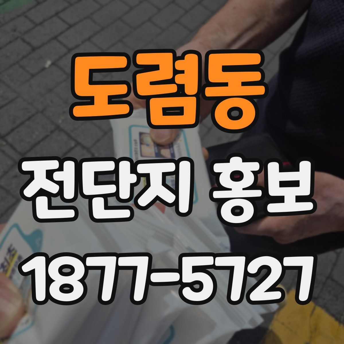 도렴동 전단지 홍보