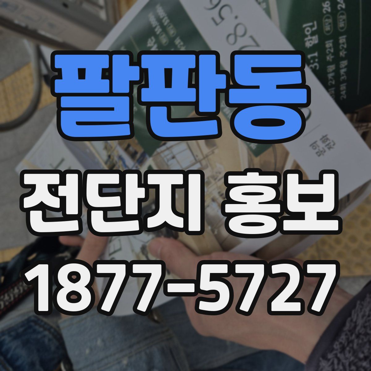 팔판동 전단지 홍보