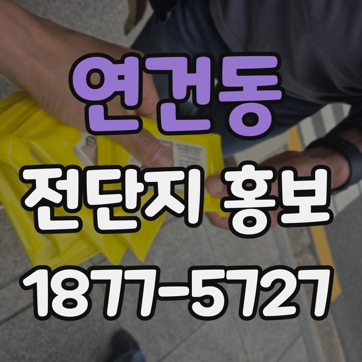 연건동 전단지 홍보