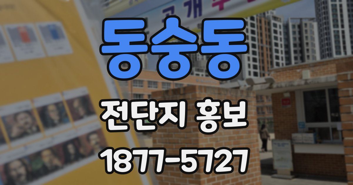 동숭동 전단지 홍보