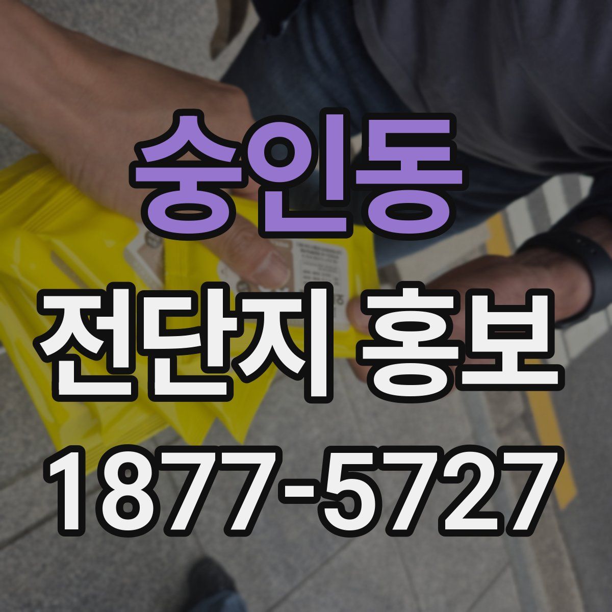 숭인동 전단지 홍보