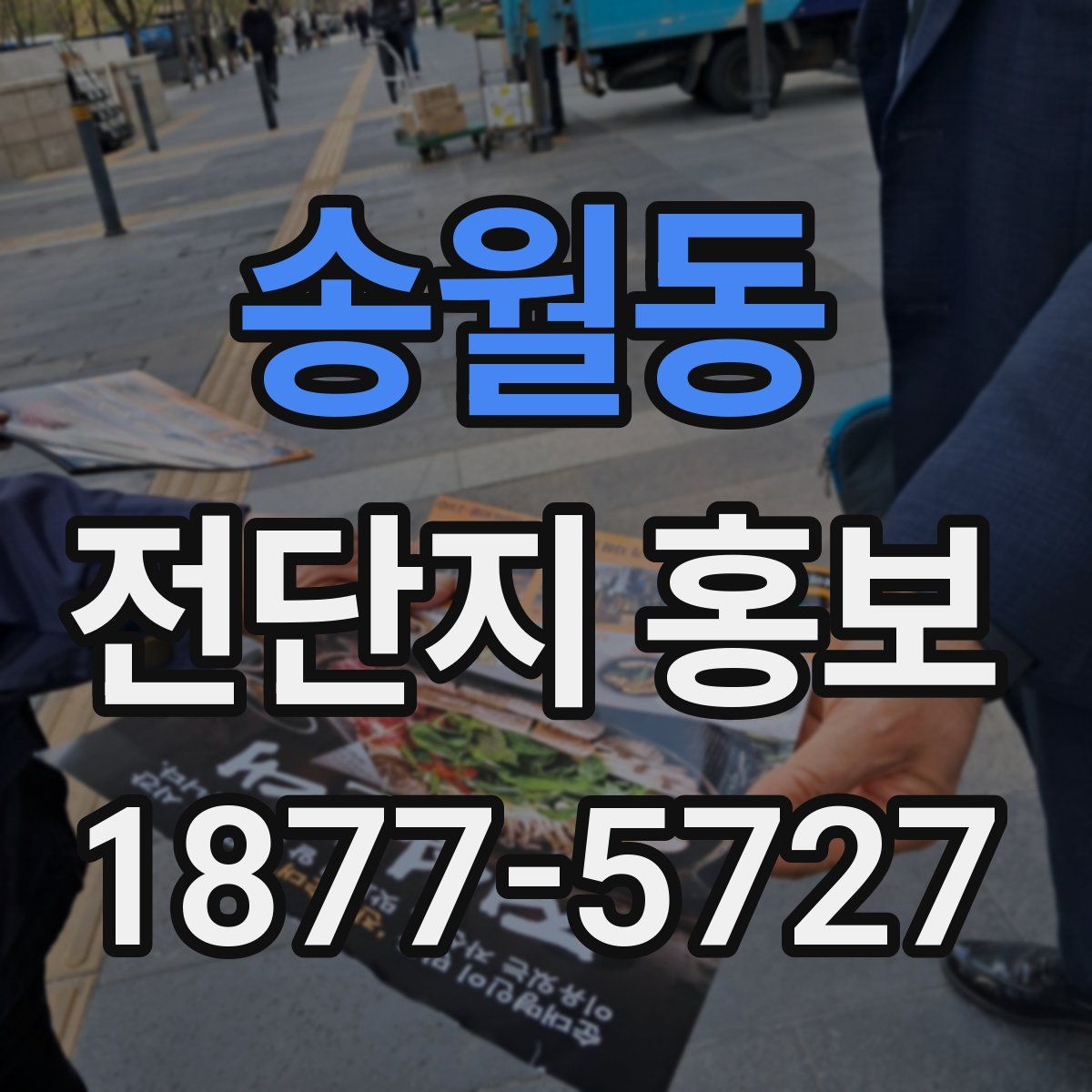 송월동 전단지 홍보