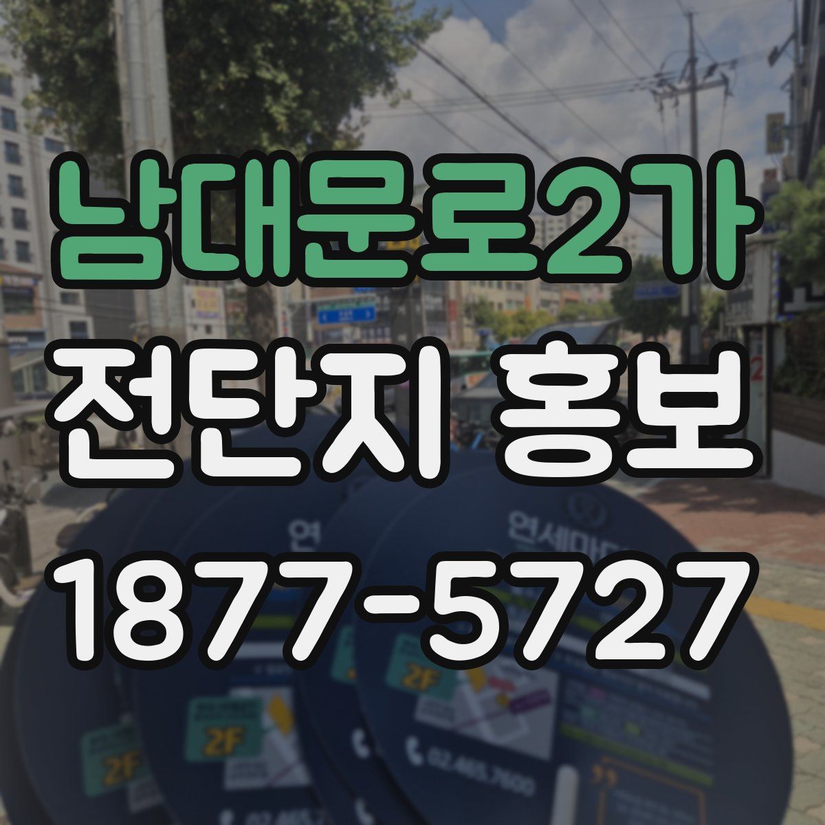 남대문로2가 전단지 홍보