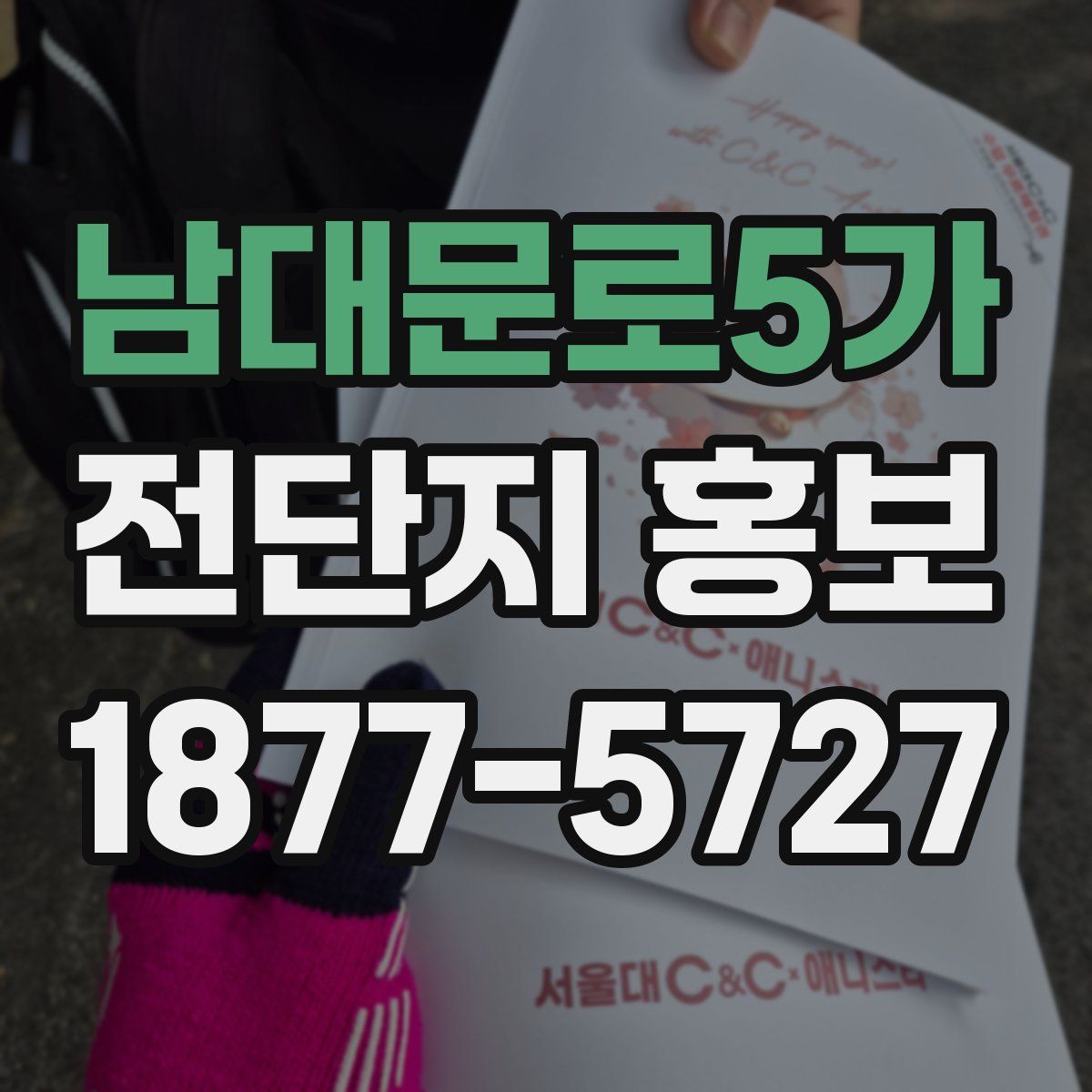 남대문로5가 전단지 홍보