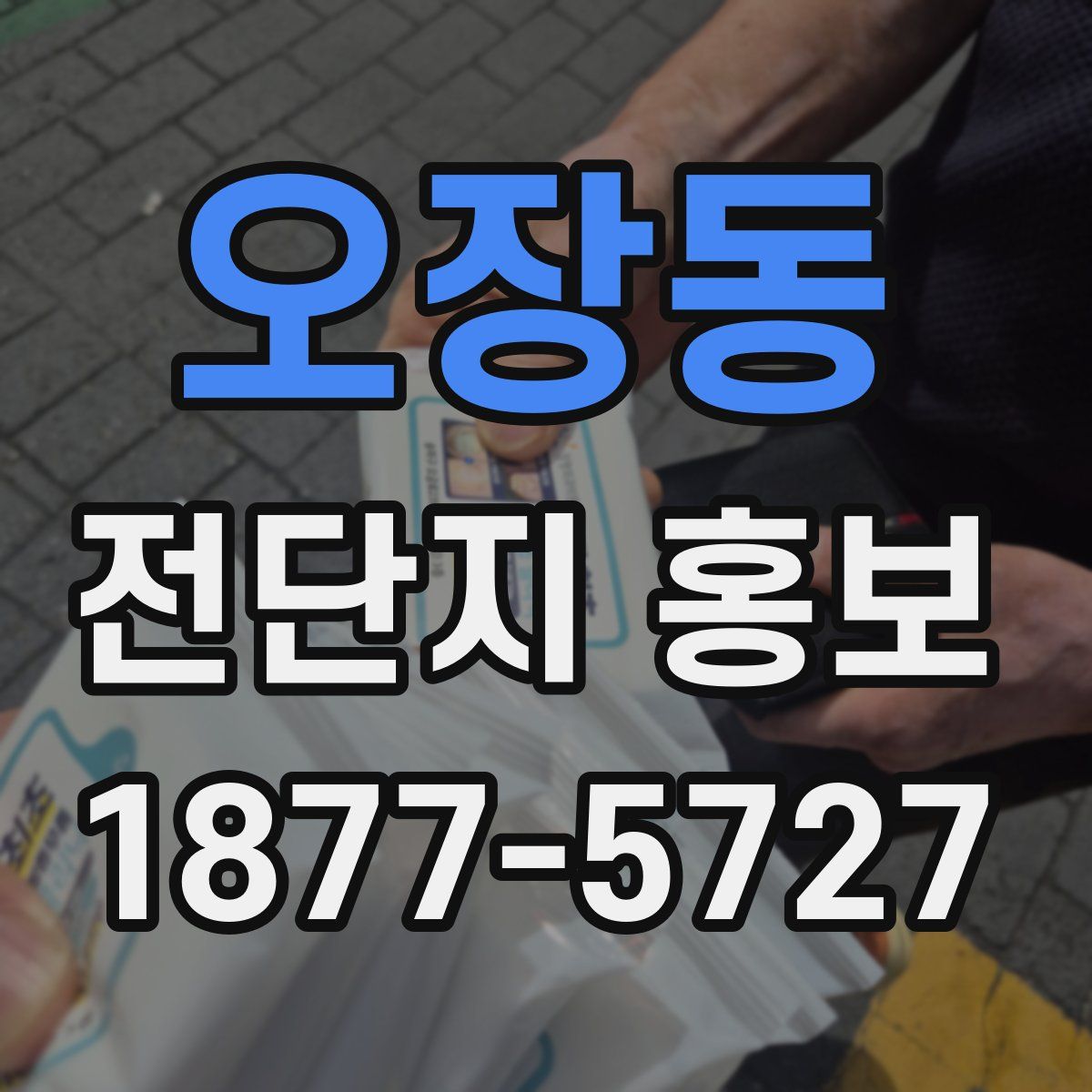 오장동 전단지 홍보