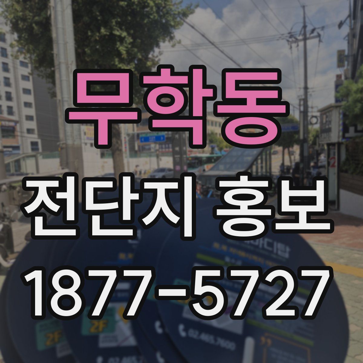 무학동 전단지 홍보