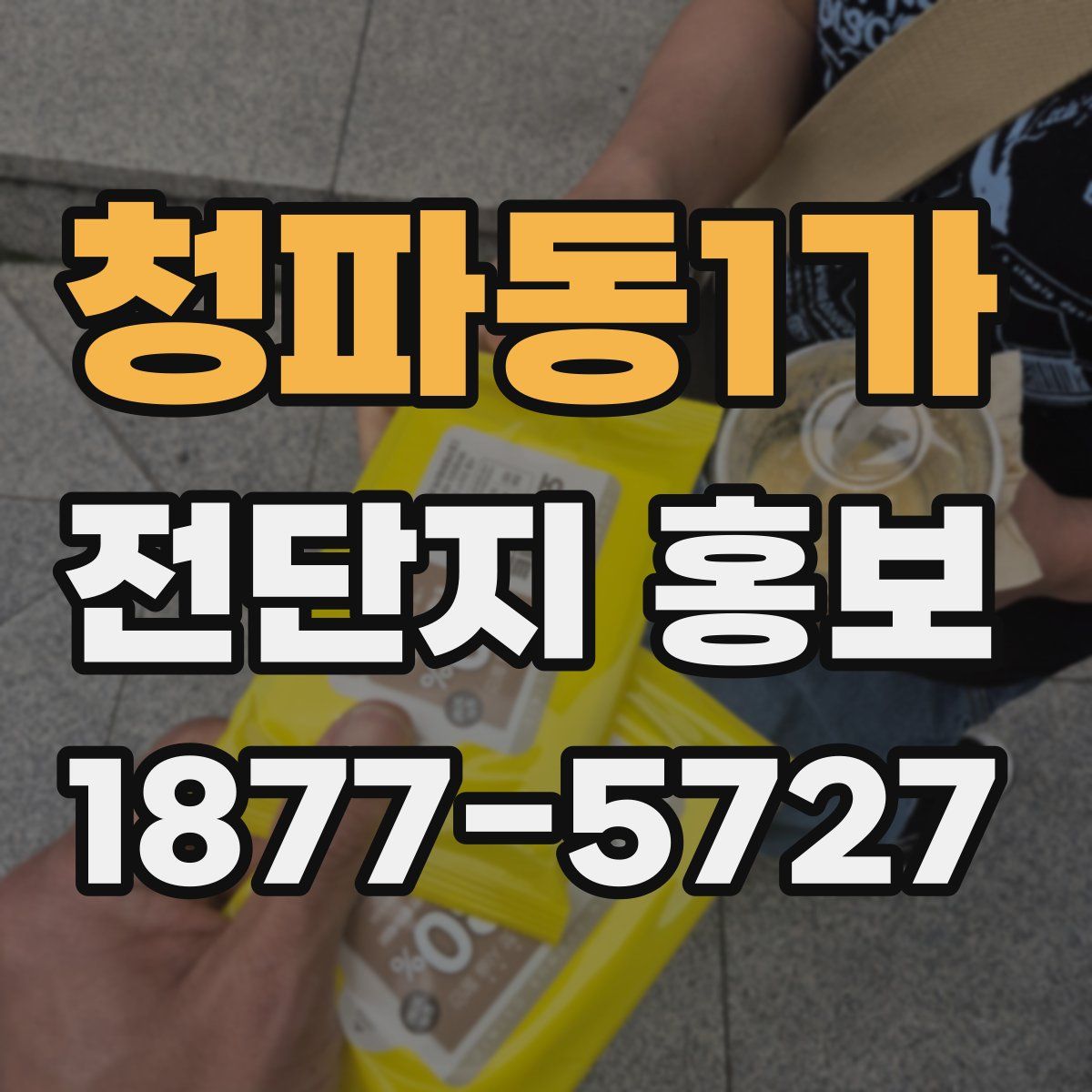 청파동1가 전단지 홍보