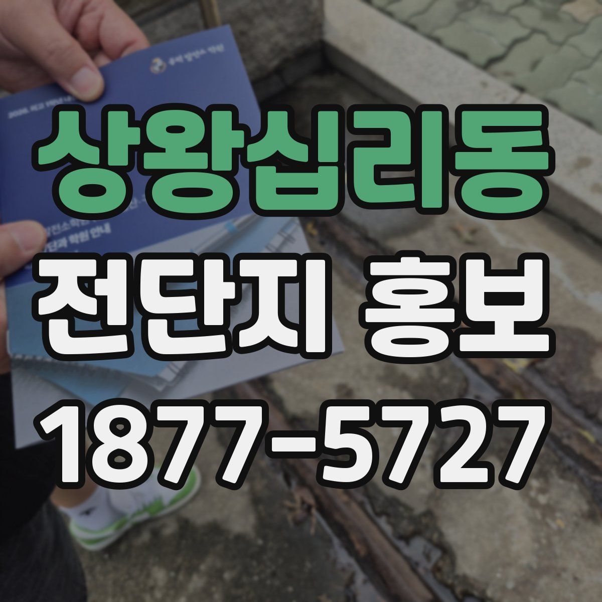 상왕십리동 전단지 홍보