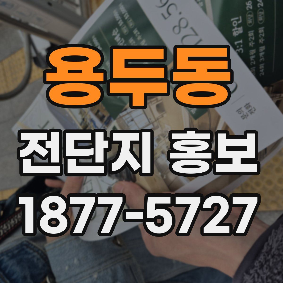 용두동 전단지 홍보