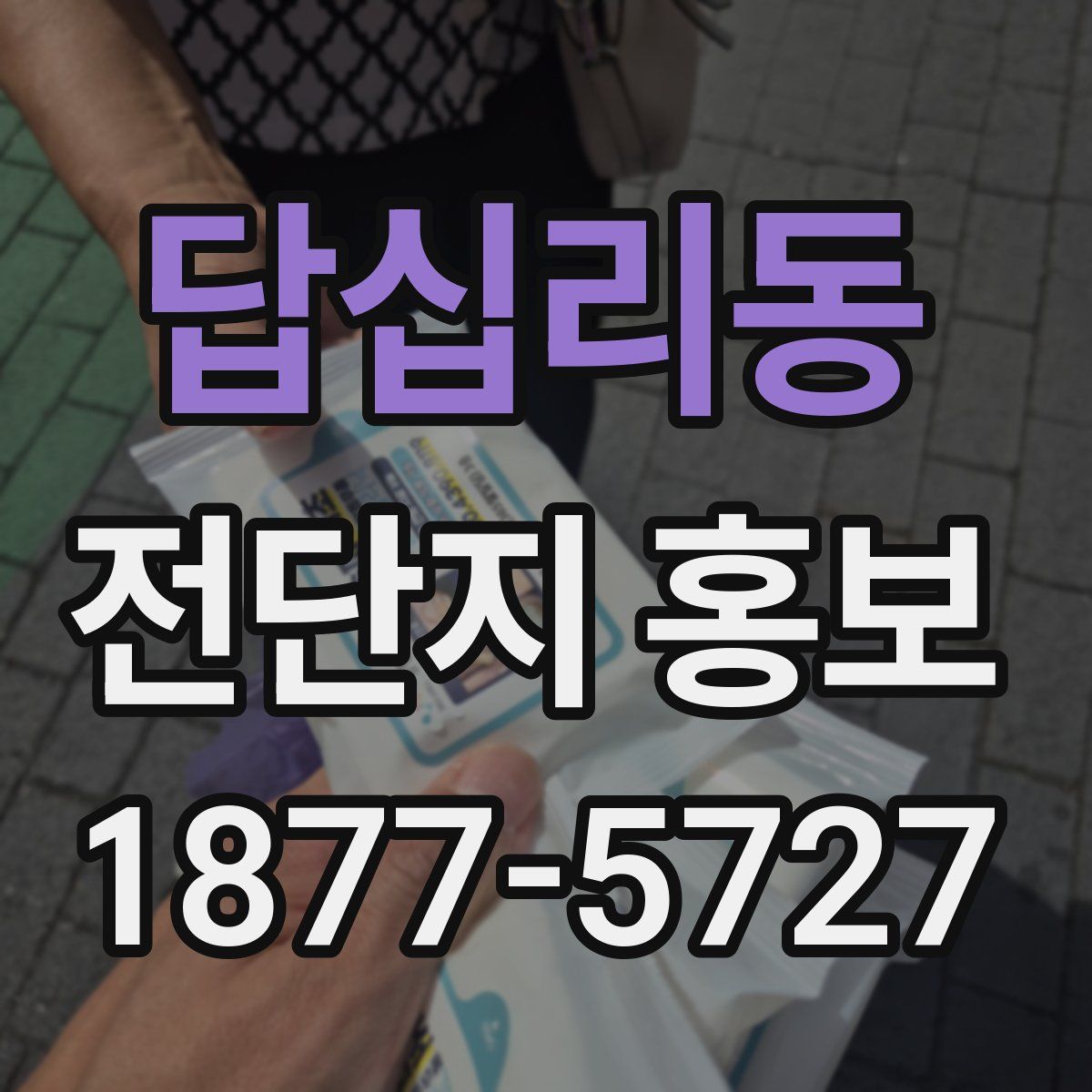 답십리동 전단지 홍보