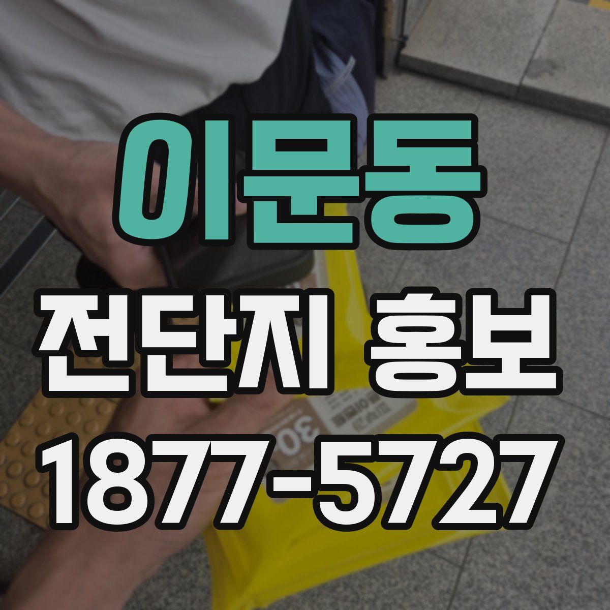 이문동 전단지 홍보