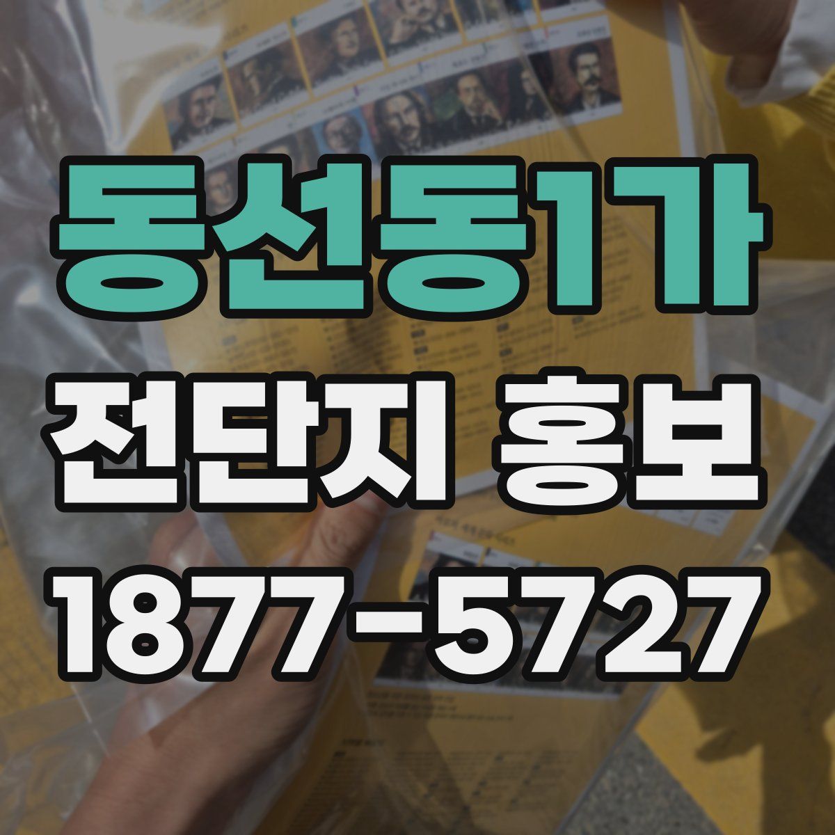 동선동1가 전단지 홍보