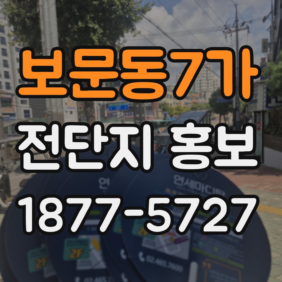 보문동7가 전단지 홍보