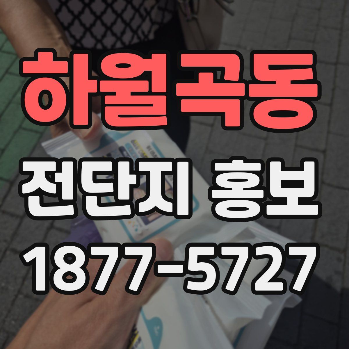 하월곡동 전단지 홍보
