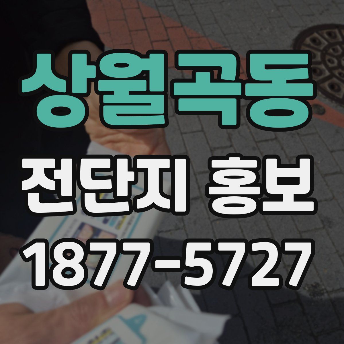 상월곡동 전단지 홍보