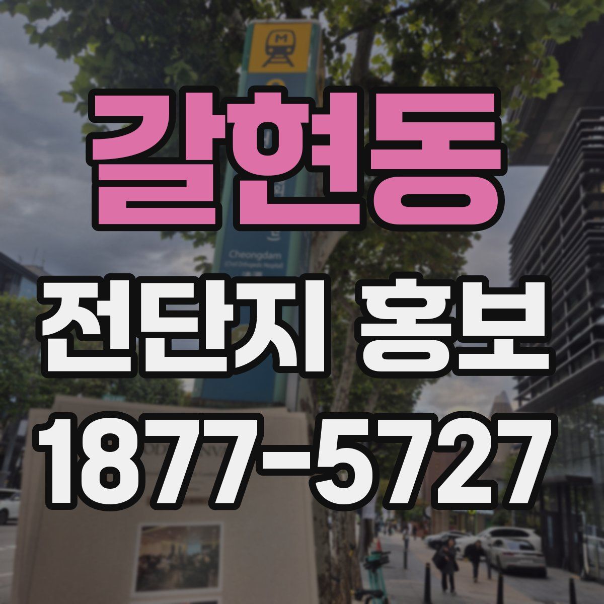 갈현동 전단지 홍보