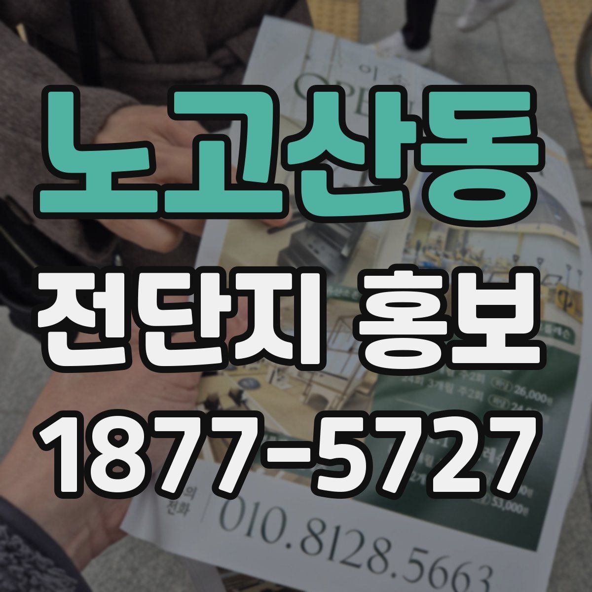 노고산동 전단지 홍보