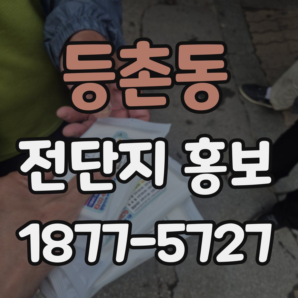 등촌동 전단지 홍보