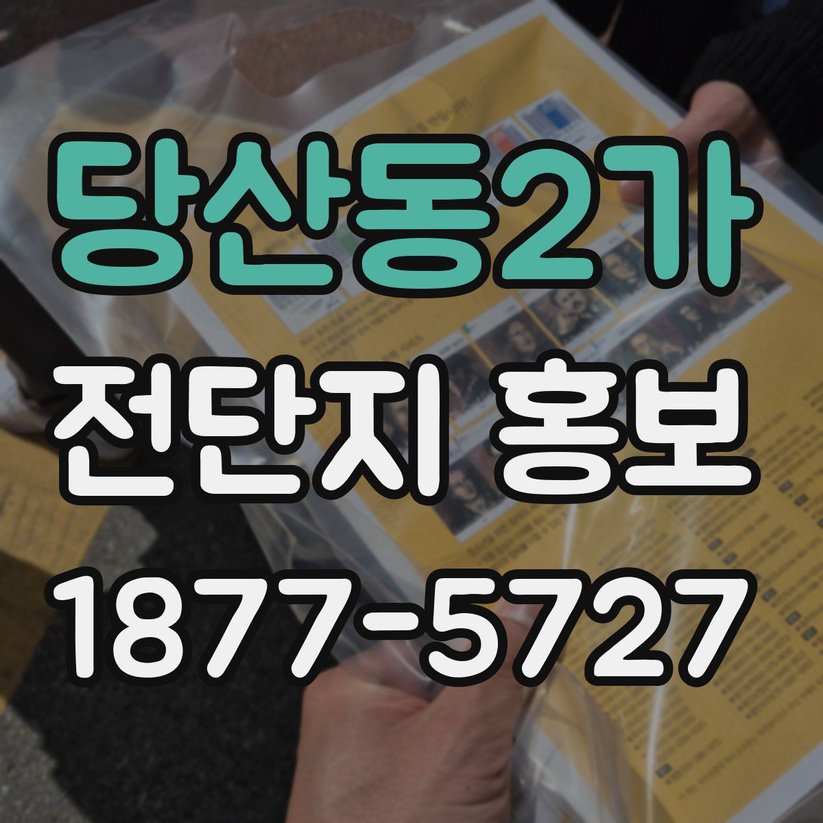 당산동2가 전단지 홍보
