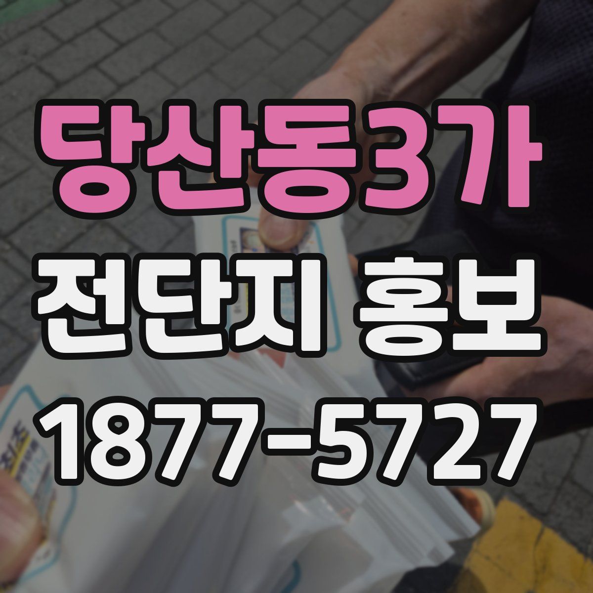 당산동3가 전단지 홍보