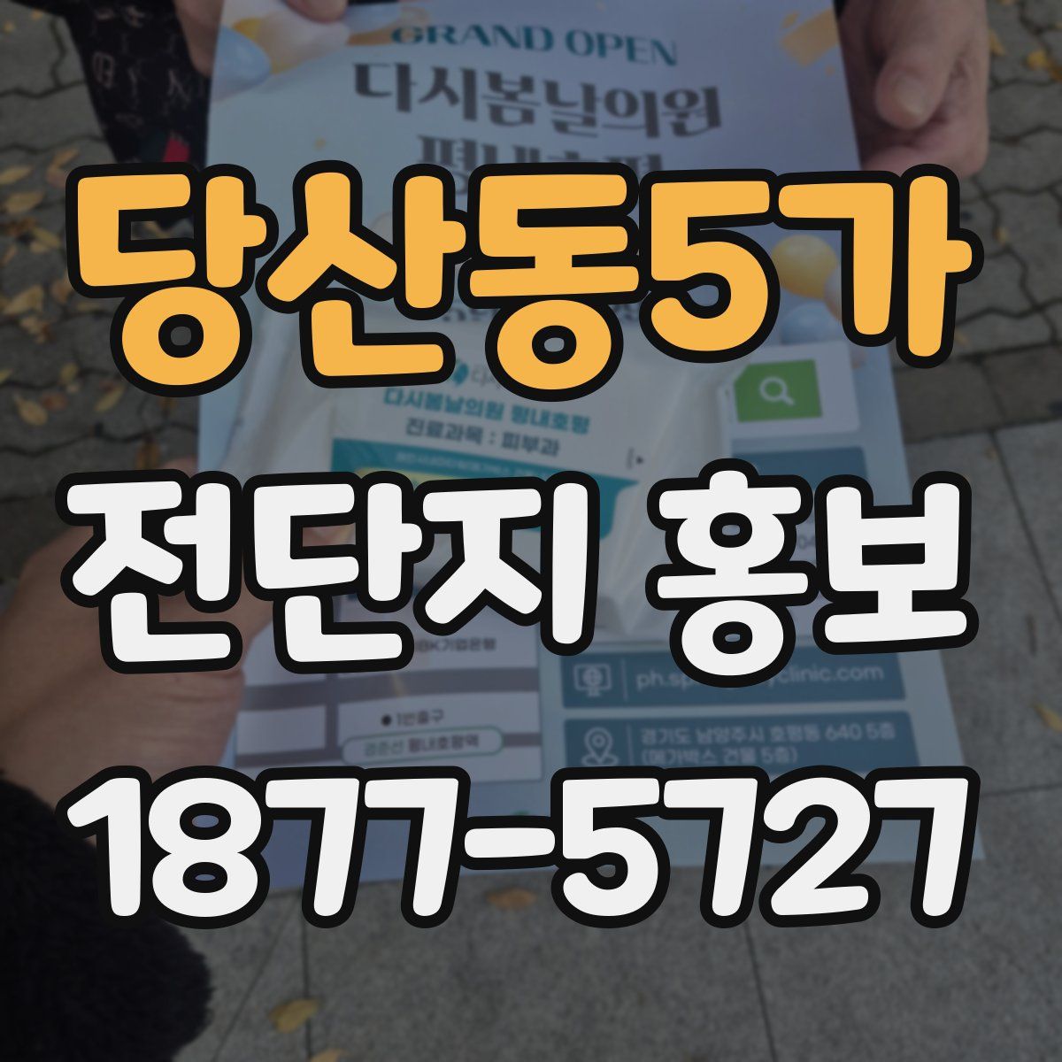 당산동5가 전단지 홍보