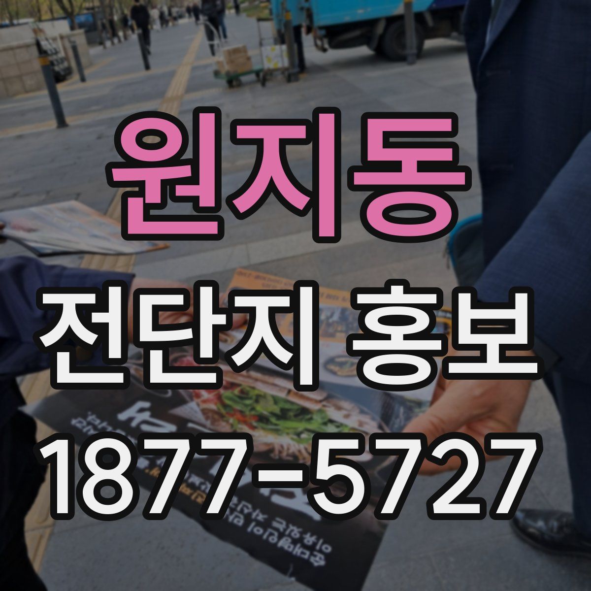 원지동 전단지 홍보
