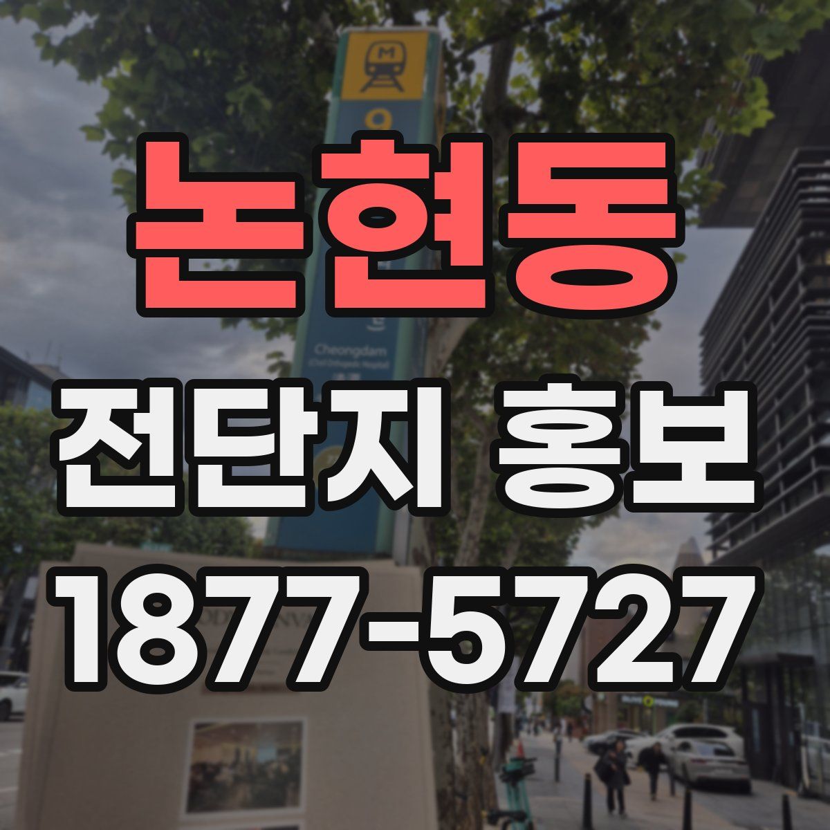 논현동 전단지 홍보
