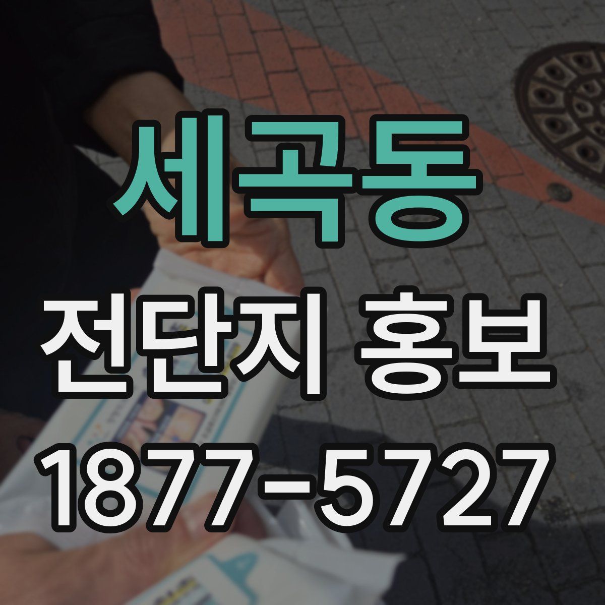 세곡동 전단지 홍보